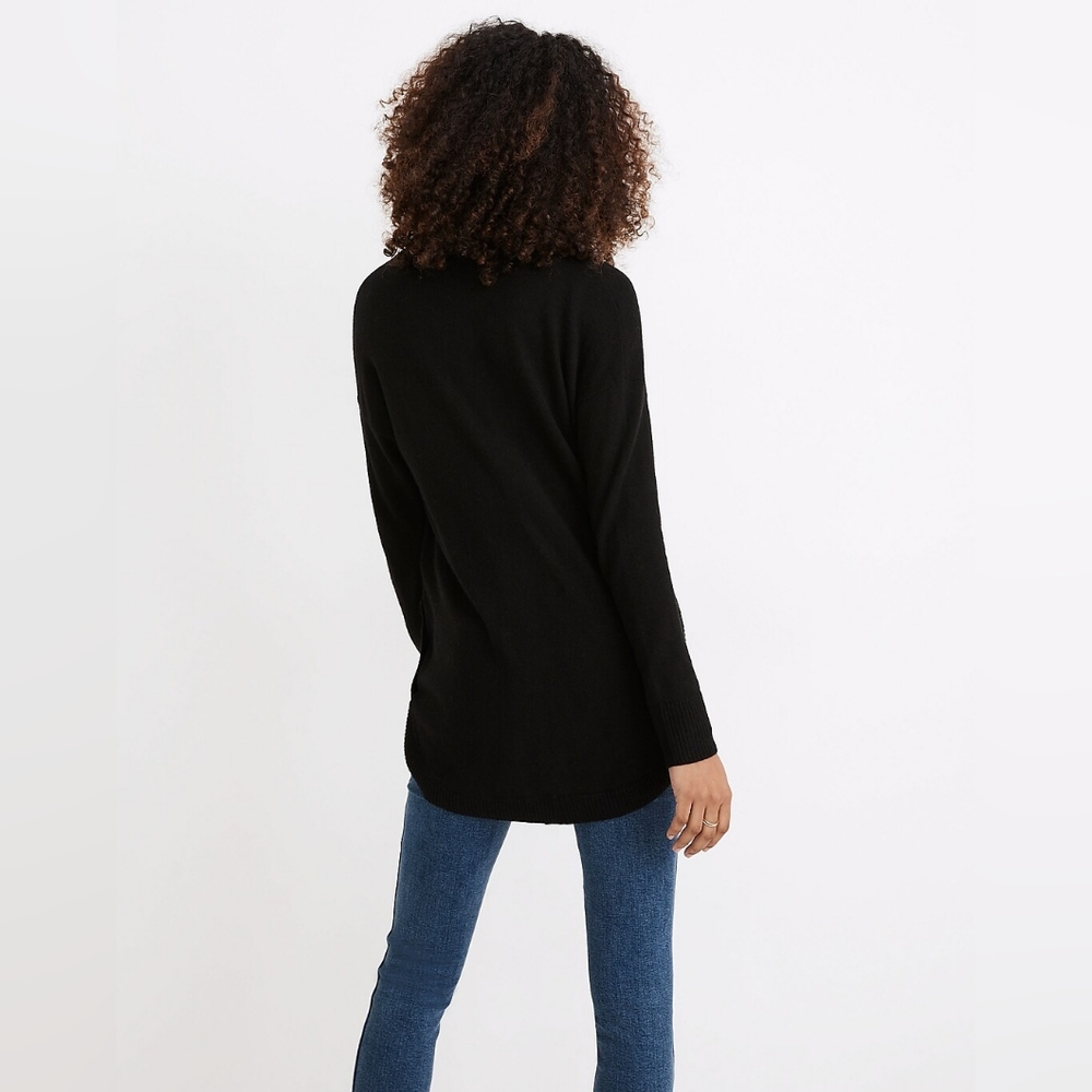 Madewell Crestland Side-Button Turtleneck Tunic S… - image 4